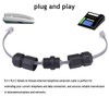 PENGLIN 2PCS Waterproof RJ11 Panel Mount Coupler Female to Female,