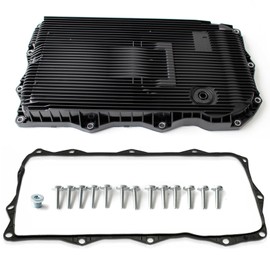 265-850 Transmission Oil Pan with Gasket & Drain Plug and Bolts Compatible with Ram 1500 2500 3500/ Jeep Grand Cherokee/Dodge Durango Challenger Charger/Chrysler 300, 8-Speed Automatic Transmission