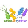 CafePress Bacteria are My Friends Round 4" MDF Holiday Ornament