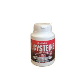 Health Aid L-Cysteine 550mg - Vit B6 30 Tablets