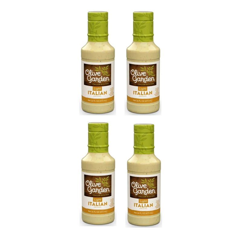 Olive Garden 4-Pack Olive Garden Light Italian Dressing Size 16