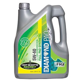 Hot Shot's Secret Blue Diamond 100 Percent PAO Oil 5W40 CK4 1 Gallon