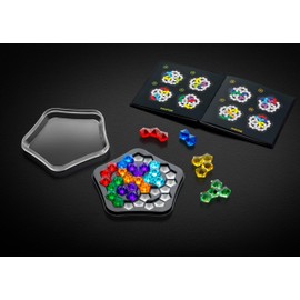 SmartGames - IQ Deluxe Pentagon, Puzzle Game with 120 Challenges, Ages 14+