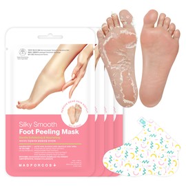 Mad Forcos Foot Callus Removal Pack 4 sheets Hypoallergenic Foot Peeling Mask Foot Pack Foot Peeling Mask: 4 sheets / 매드포코스 발각질제거팩 4매 저자극 풋필링마스크 발팩 풋필링마스크:4매