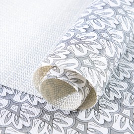 RAY STAR 12X120 Inch Shelf Liner for Kitchen Cabinets, Non-Adhesive Cabinet Liner Washable, PVC Drawer Liner for Dresser Non-Slip Bathroom (Black Floral)(3 Roll)