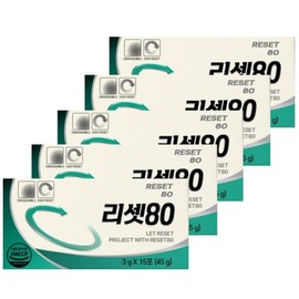 Original product Reset 80 3g x 15 packs 5 boxes RSS80 / 본사정품 리셋80 3g x 15포 5박스 RSS80