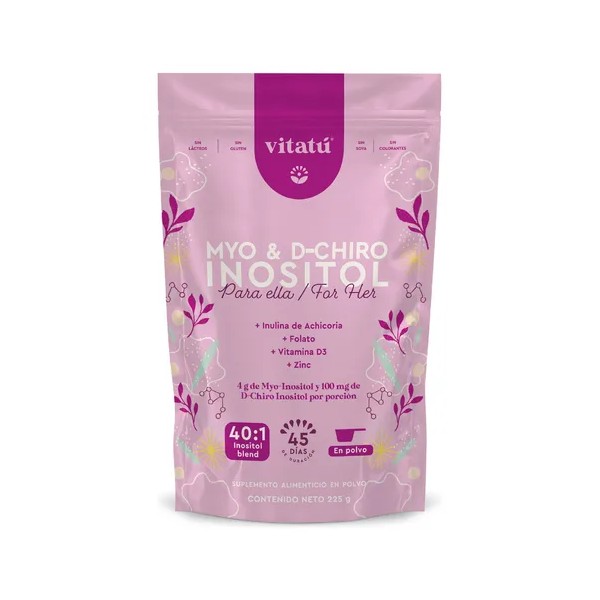 Vitatú Myo Inositol & D-Chiro Inositol 40:1 con Folato Vitamina