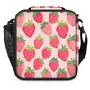 Eizlang Fruits Strawberries Insulated Lunch Bags Reusable Cooler Lunch Box
