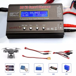 B6 V3 80W 6A Lipo Battery Balance Charger Discharger Upgrade Version For RC Toys