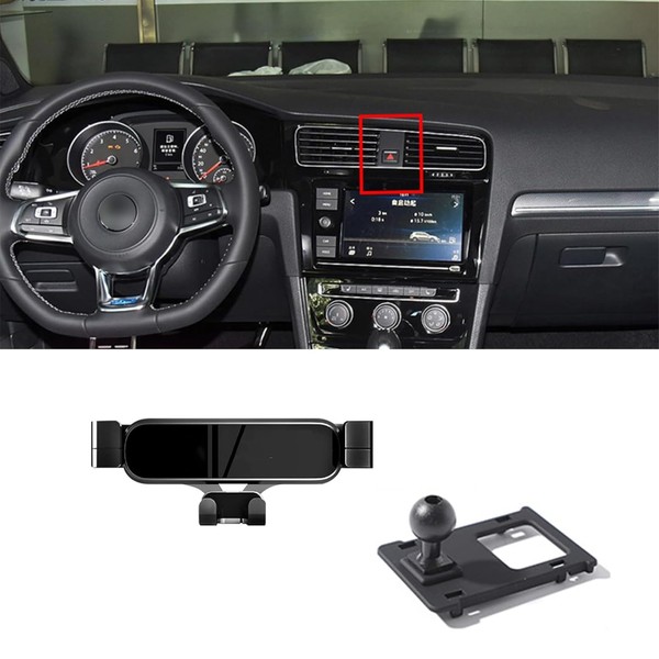 HLMNAKE Car Mobile Phone Holder for VW, 360 Degree Rotation