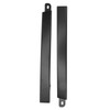 Front Bumper Headlight Trim Panels Black 1 Pair Replacement for