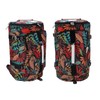 Printed Backpack Polyester Large Capacity Multifunctional Outdoor Leisure Travel BagRed