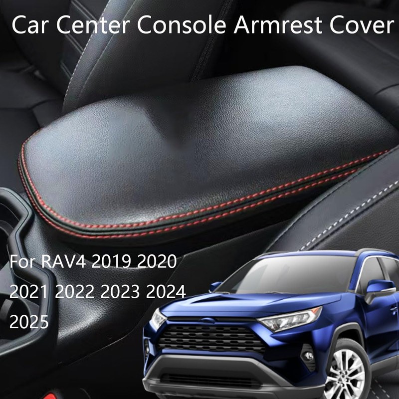SAUWU Center Console Armrest Cover for Toyota RAV4 2025 2024