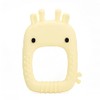 Loulou Lollipop Wild Silicone Baby Teether - Giraffe Yellow