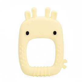Loulou Lollipop Wild Silicone Baby Teether - Giraffe Yellow