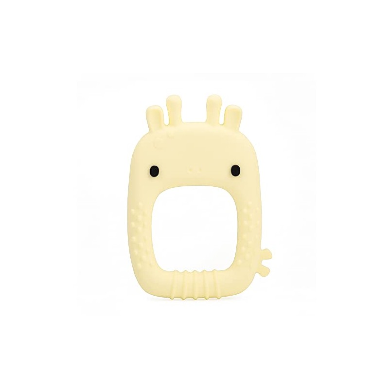 Loulou Lollipop Wild Silicone Baby Teether - Giraffe Yellow