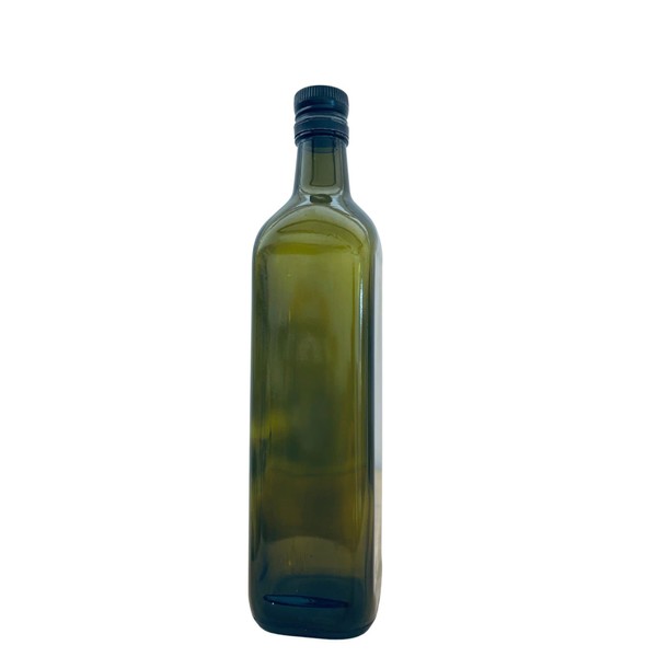 24 x Dark Marasca Liqueur Oil Bottles 750 ml with Cap and Drip Proof Bottling