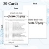 bxtala Bridal Shower Game Cards, What Did The Groom Say,