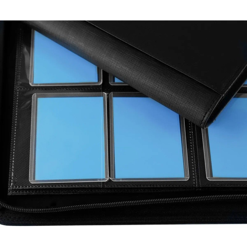 Portatarjetas Con Cremallera, 216 Posiciones Para Tarjetas