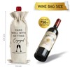 Arosedmo Wedding Wine Bag Gift for New Couples Newlyweds, Engagement