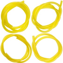 Dalom 4 Sizes 4 Feet Long Fuel Line Fuel Hose Fuel Tube I.D x O.D 1/8" x 3/16" 3/32" x 3/16" 1/8" x 1/4" 0.08" x 0.14" for Poulan Homelite Craftman Chainsaw String Trimmer Chiansaw Blower