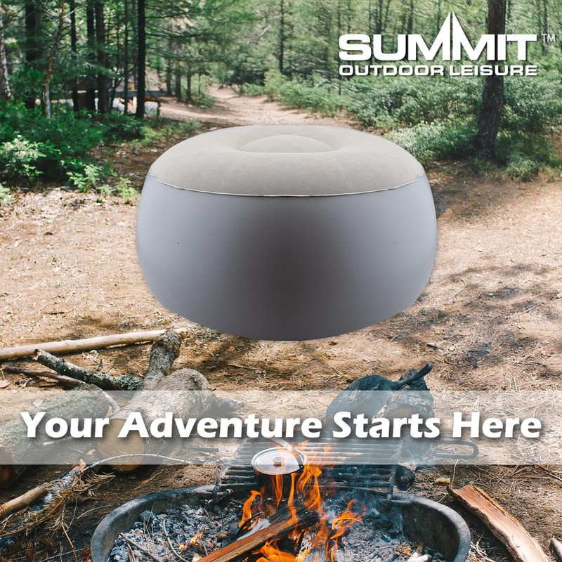 VFM e-Store - Inflatable Foot Stool Easy, Durable, Pack Away,
