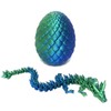 Claofoc 3D Printed Dragon Egg Dragon in Egg Mysterious Realistic