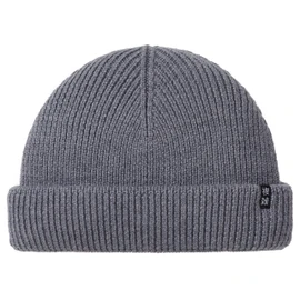 Enter the Complex® Fisherman Beanie, 100% Merino Wool, Trawler Hat, Troyer, Ribb-Knit, Men and Women, gray