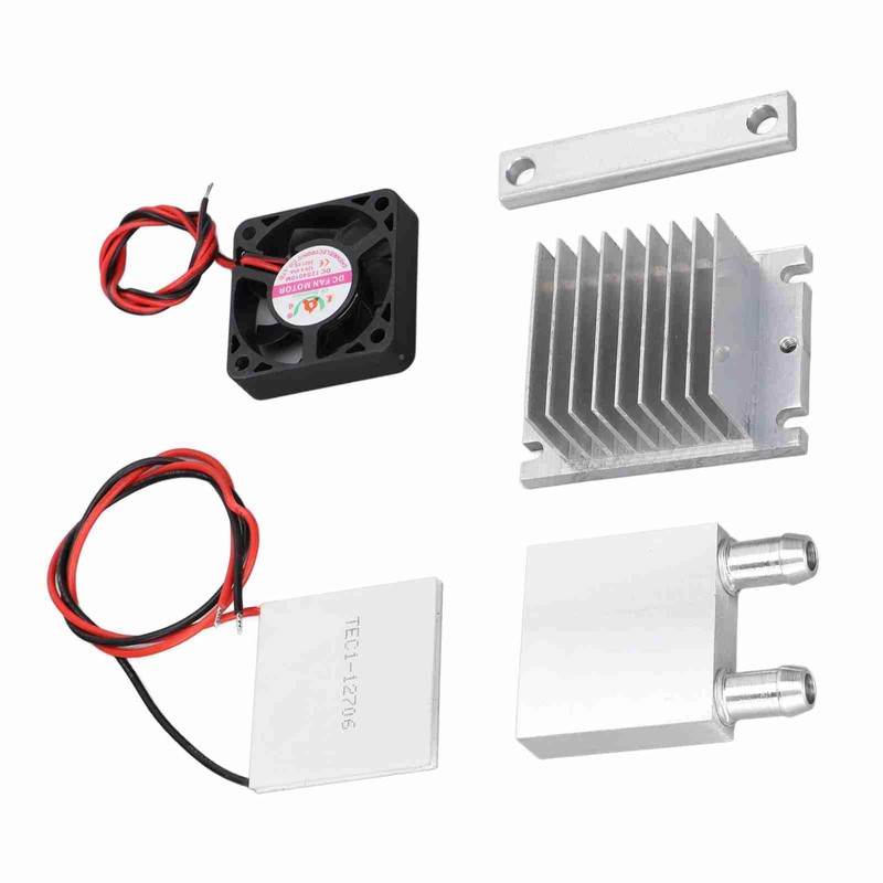 12V Thermoelectric Peltier Cooler Semiconductor Refrigeration Cooling Fan System Heatsink