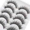 3D False Eyelashes Natural Look Artificial Eyelashes 5 Pairs Wispy