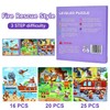 BBLIKE Children's Puzzle Magnetic Puzzle Fire Brigade Puzzle for Children