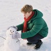 Winter Warm Mittens for Women Men - Soft-Double Layer-Snowflake Cold