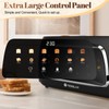 Tesslux 4 Slice Toaster with Touch Screen Control, 1.5" Wide