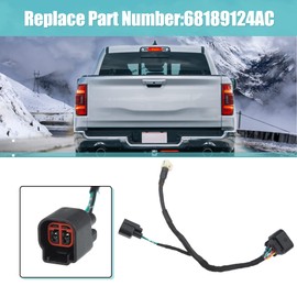 A ABSOPRO Car Camera Wiring Harness Replacement 68189124AC Black
