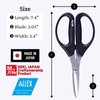 ALLEX Craft Scissors 7.4" Multipurpose Industrial Utility Hand Shears, Heavy