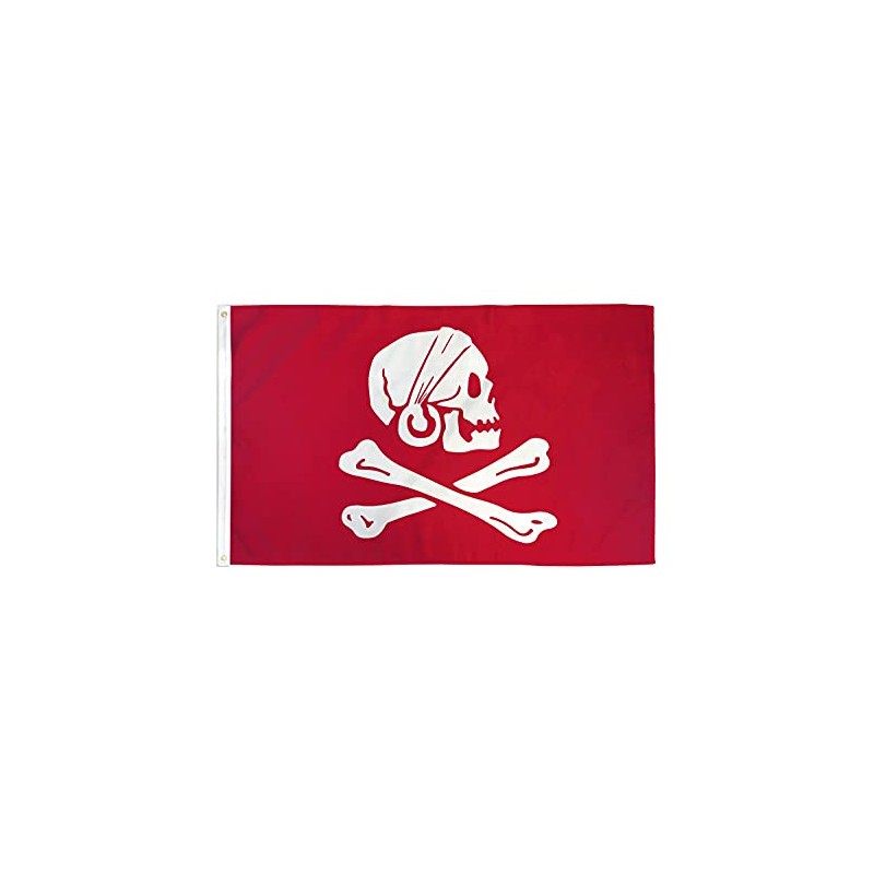 AZ FLAG - Flag Pirate Henry Avery Red - 150