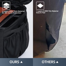 TRAVELIT Padded Carry Bag for Ninja Woodfire Outdoor Oven OO101, Water-Resistant Outdoor Carrying Bag for Ninja Pizza Oven, Outdoor Oven Case with Pockets for Pizza Oven Accessories (Bag Only)