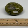 95.3g, 2.3"x1.7"x1.2" Natural Untreated Green Opal Palm-Stone Crystal Polished Galet