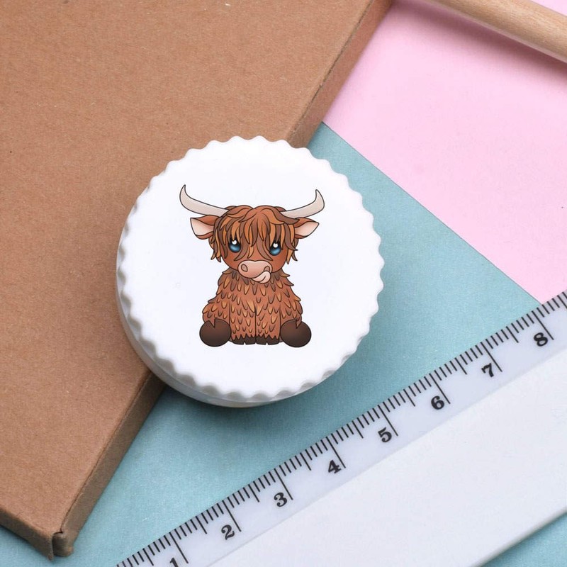 'Highland Cow' Compact Pencil Sharpener (PS00033178)