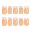 BABALAL Press On Nails Medium - White French Tip Nails,