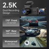 Dash Cam Front and Rear, 2.5K+1080P Dual Dash Camera for