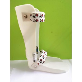 Kids AFO Drop Foot Splint Toddler Custom Othopedic Ankle Foot Brace Night Splint Support for Children (L-Left：7.1IN)