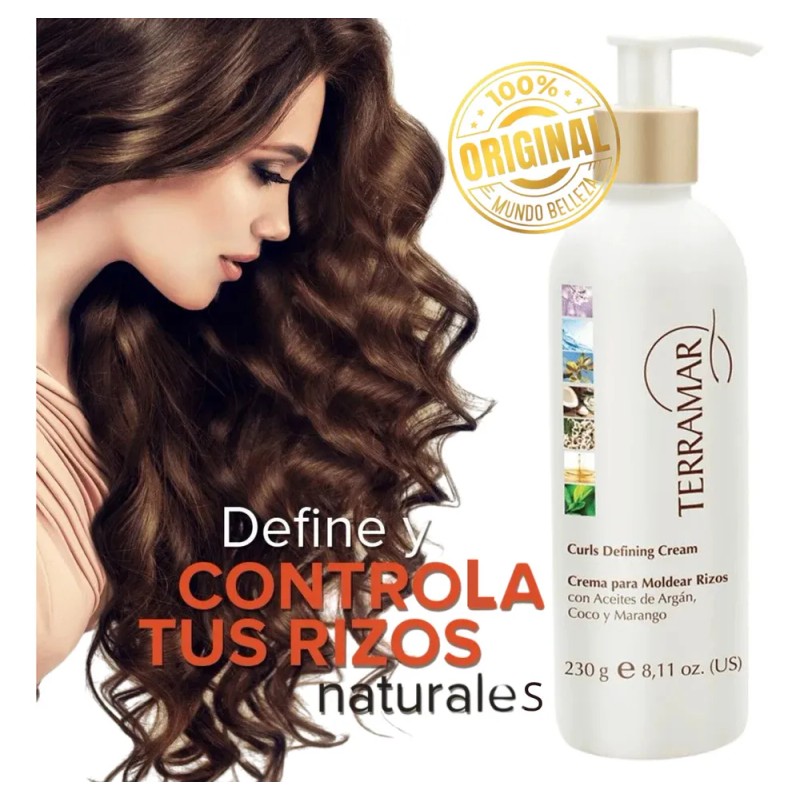 Crema para peinar Terramar Cuidado Capilar modelar de 230mL 230g