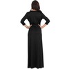 KOH KOH Plus Size Womens Long 3/4 Half Sleeve Sleeves