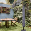 SUPERJARE Updated Patio Umbrella Cover with Rod for 7 to