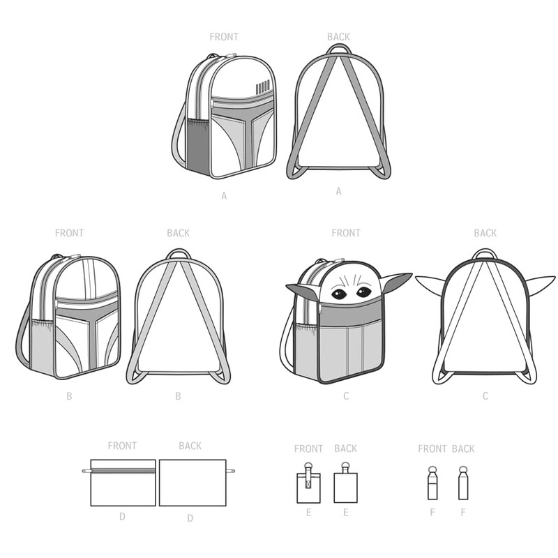 Simplicity SS9619OS Craft Backpack and Accessories OS (One Size Only)