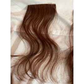Unbranded rare seamless human european hair extension for volume length 10" color 14