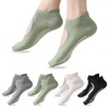 4 Pairs Yoga Socks Pilates Socks – Enhanced Grip Socks