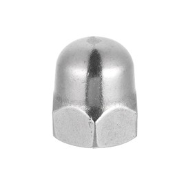 sourcing map M24x3.0 Acorn Cap Nuts, 1Pcs 316 Stainless Steel Dome Cap Head Acorn Nut Hardware Nuts for Bolt Cover, Silvery