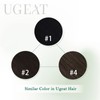 Ugeat Sew in Hair Extensions Jet Black Hand Tied Weft